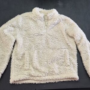 Gap Kids Cozy Cream Fleece Sweater XXL 14-16